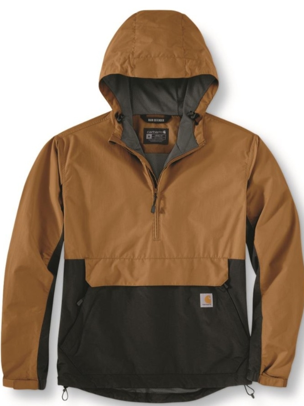 Carhartt Men's Rain Defender Lightweight Packable Anorak Size 2XL Used Exc